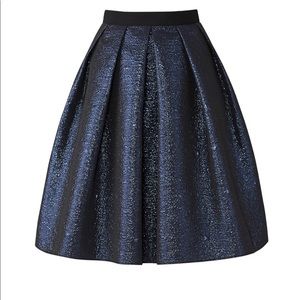 Slate & Willow Navy Glitter Skirt